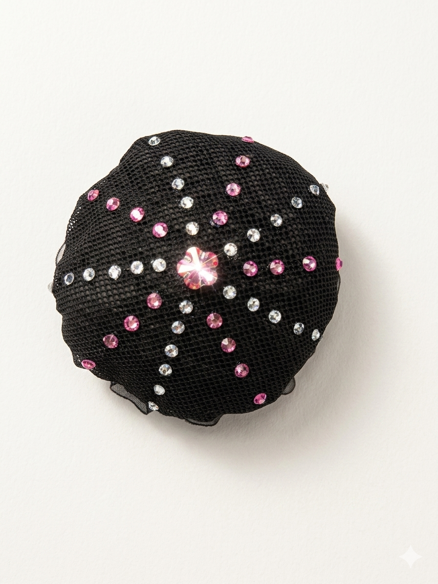 Filet Chignon Personnalisé avec Strass – Élégance et Maintien pour Dressage