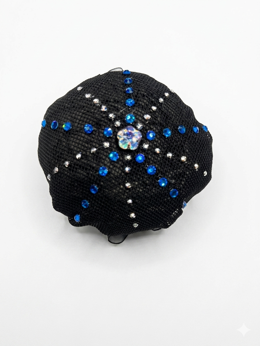 Filet Chignon Personnalisé avec Strass – Élégance et Maintien pour Dressage